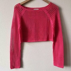 Pink Knit Women's Top